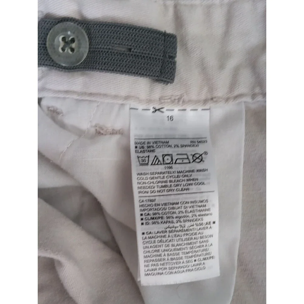 Old Navy Off White Cotton Shorts